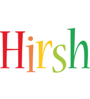 Hirsh birthday logo