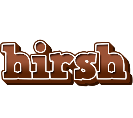 Hirsh brownie logo