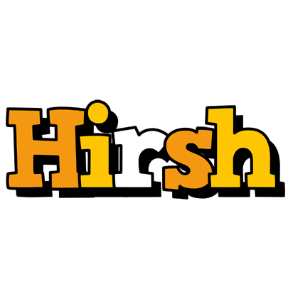 Hirsh cartoon logo