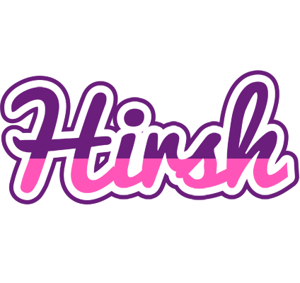 Hirsh cheerful logo