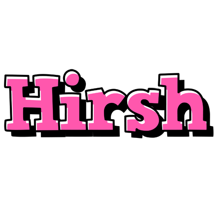 Hirsh girlish logo