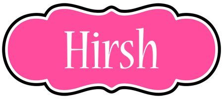 Hirsh invitation logo