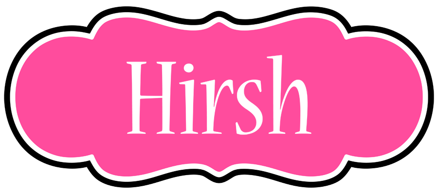 Hirsh invitation logo