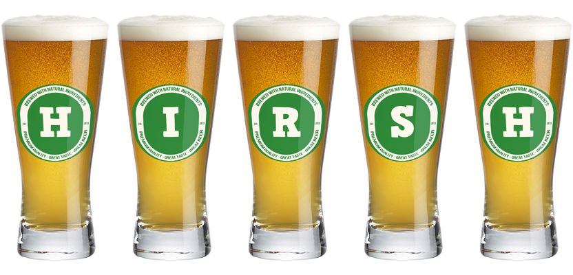 Hirsh lager logo