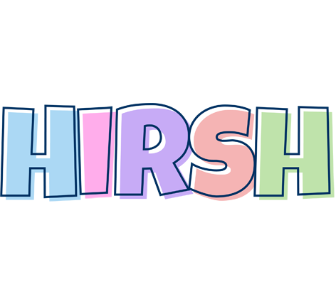 Hirsh pastel logo