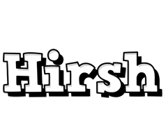 Hirsh snowing logo