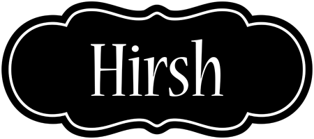 Hirsh welcome logo