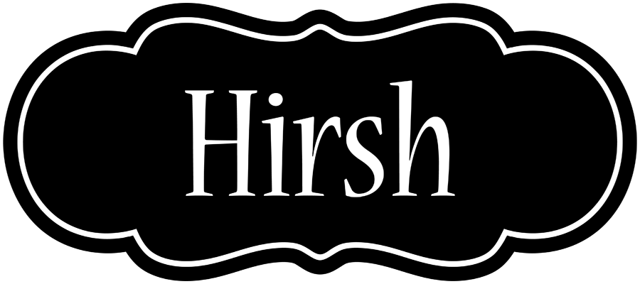Hirsh welcome logo