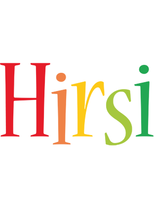 Hirsi birthday logo
