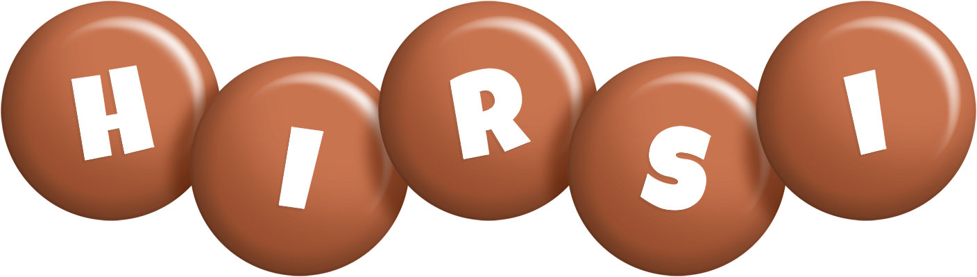 Hirsi candy-brown logo