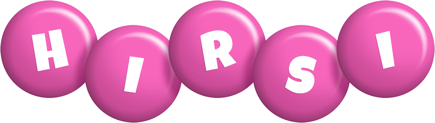 Hirsi candy-pink logo