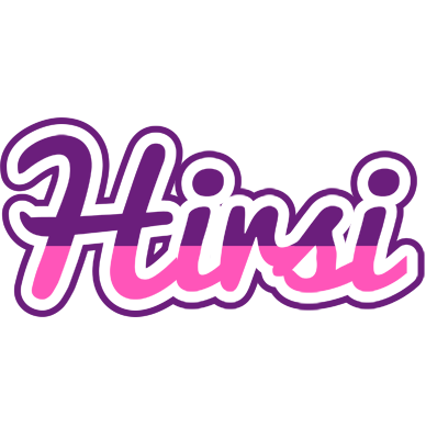 Hirsi cheerful logo