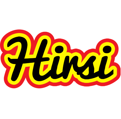 Hirsi flaming logo
