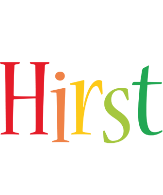 Hirst birthday logo