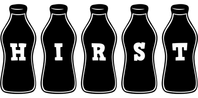 Hirst bottle logo