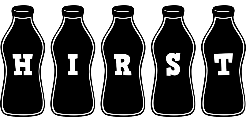 Hirst bottle logo