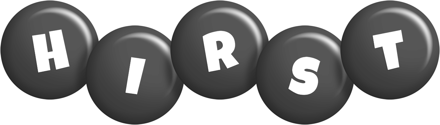Hirst candy-black logo