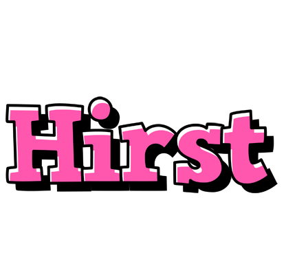 Hirst girlish logo