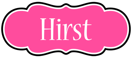 Hirst invitation logo