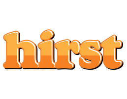 Hirst orange logo