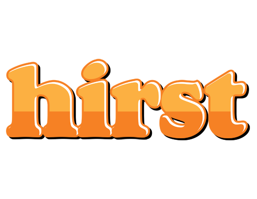 Hirst orange logo