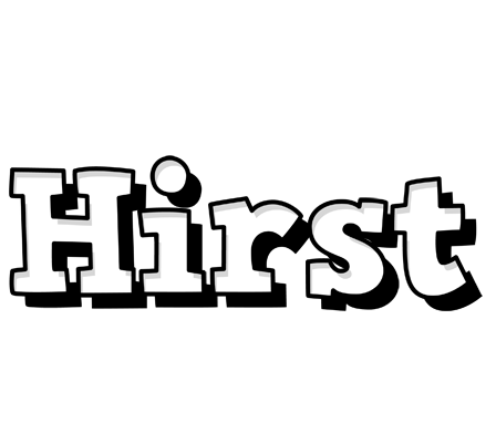 Hirst snowing logo
