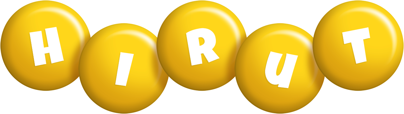 Hirut candy-yellow logo