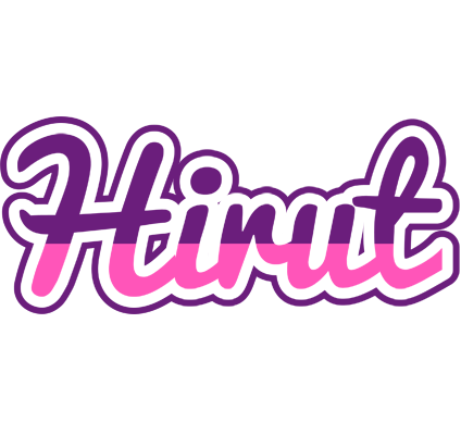 Hirut cheerful logo