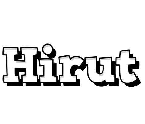 Hirut snowing logo