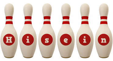 Hisein bowling-pin logo