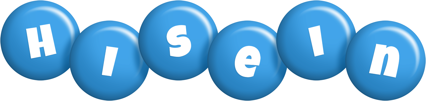 Hisein candy-blue logo