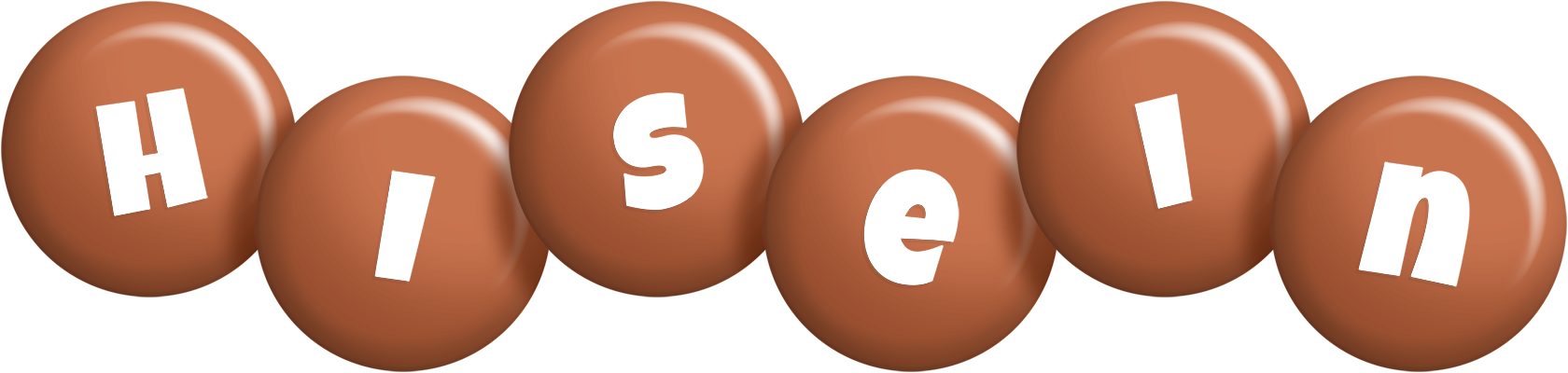 Hisein candy-brown logo