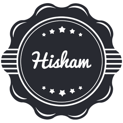 Hisham badge logo