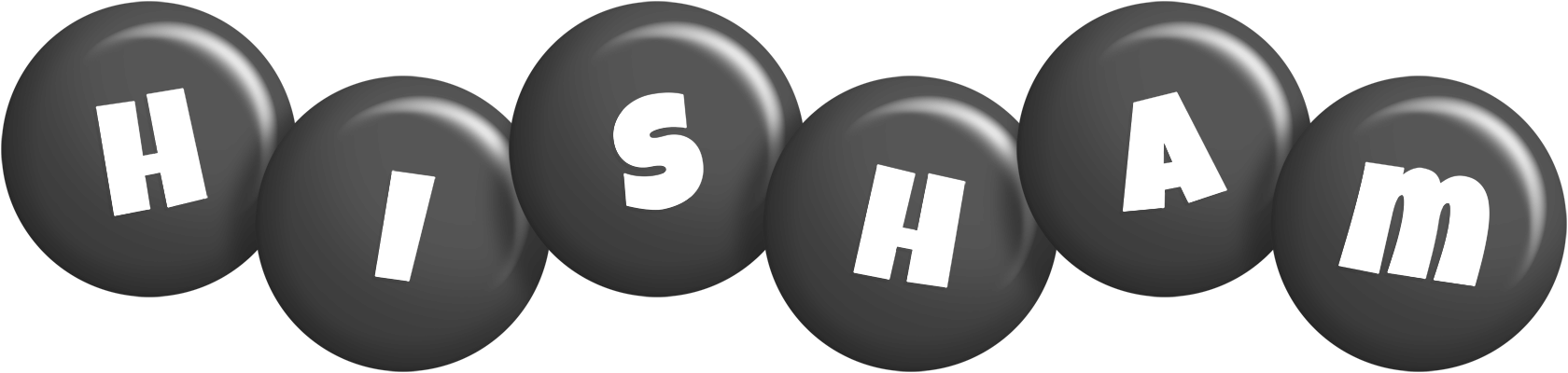 Hisham candy-black logo