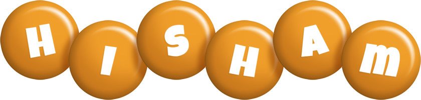 Hisham candy-orange logo