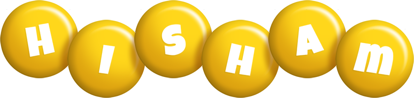 Hisham candy-yellow logo