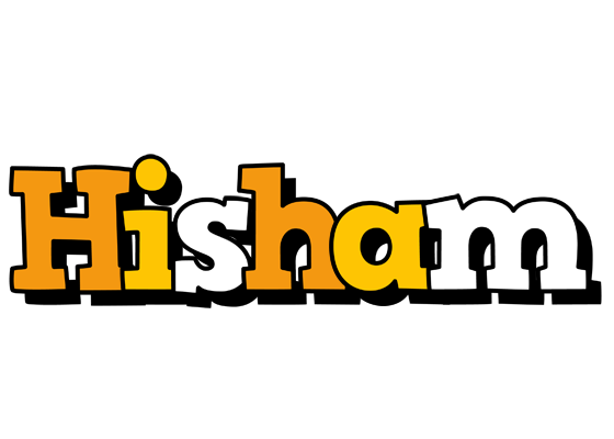 Hisham cartoon logo