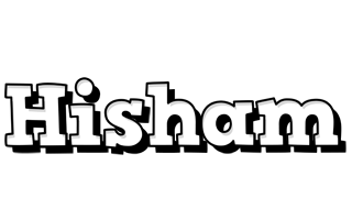 Hisham snowing logo