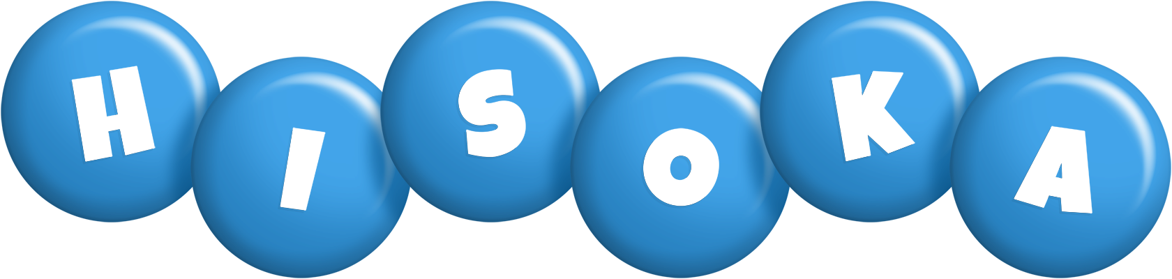 Hisoka candy-blue logo