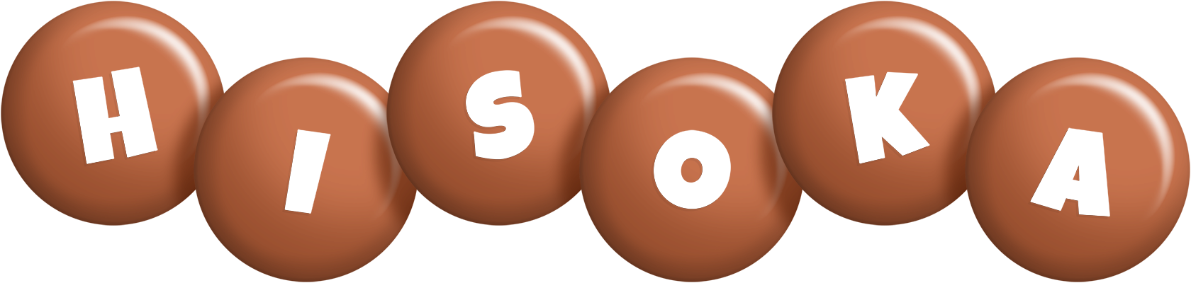 Hisoka candy-brown logo