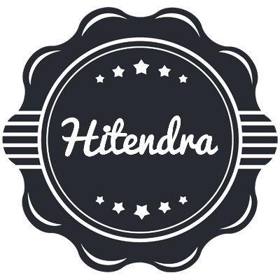 Hitendra badge logo