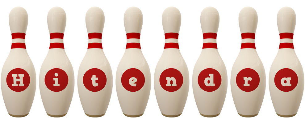 Hitendra bowling-pin logo