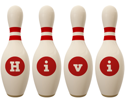 Hivi bowling-pin logo