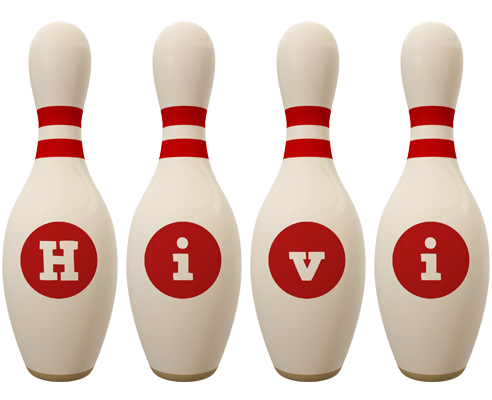 Hivi bowling-pin logo