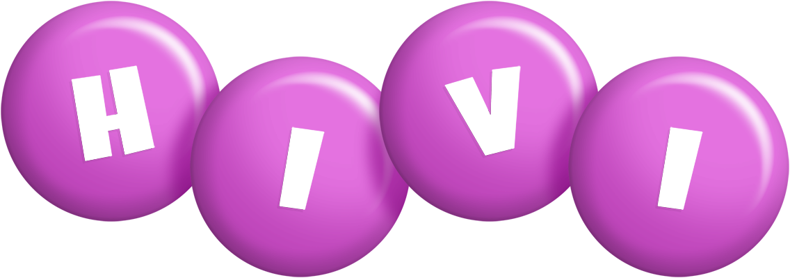 Hivi candy-purple logo