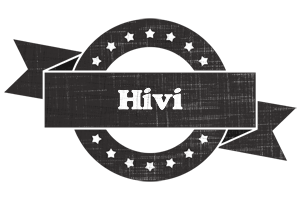 Hivi grunge logo