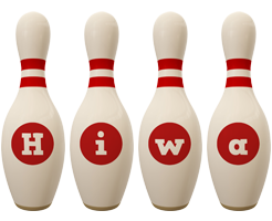 Hiwa bowling-pin logo