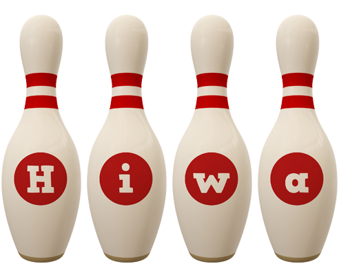 Hiwa bowling-pin logo