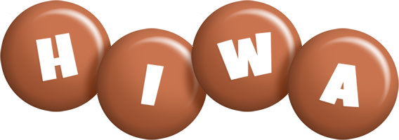 Hiwa candy-brown logo