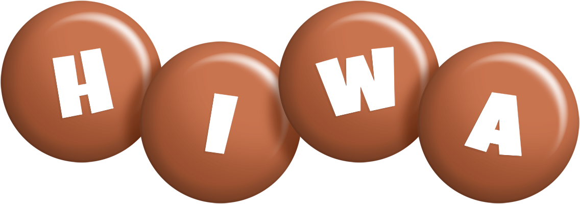 Hiwa candy-brown logo